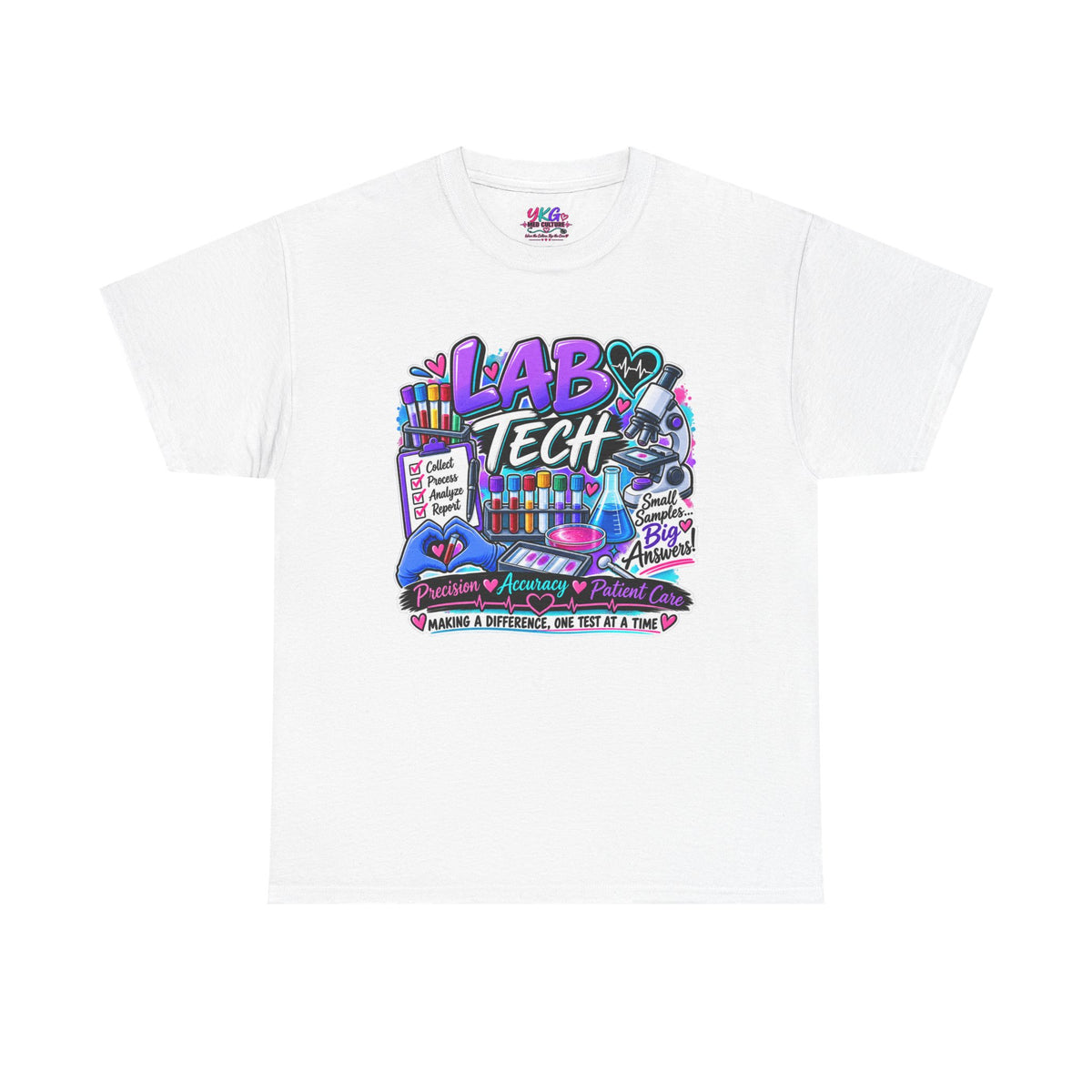 Lab Tech Graphic Tee — Funny Laboratory Technician Shirt