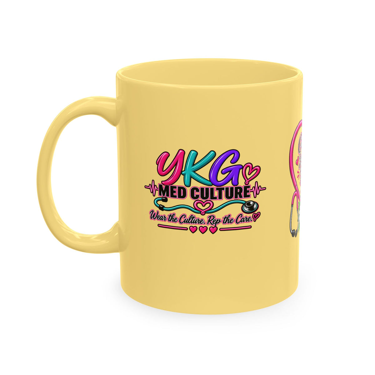 Grateful Thankful Blessed Nurse Mug — Floral Stethoscope Ceramic Coffee Cup