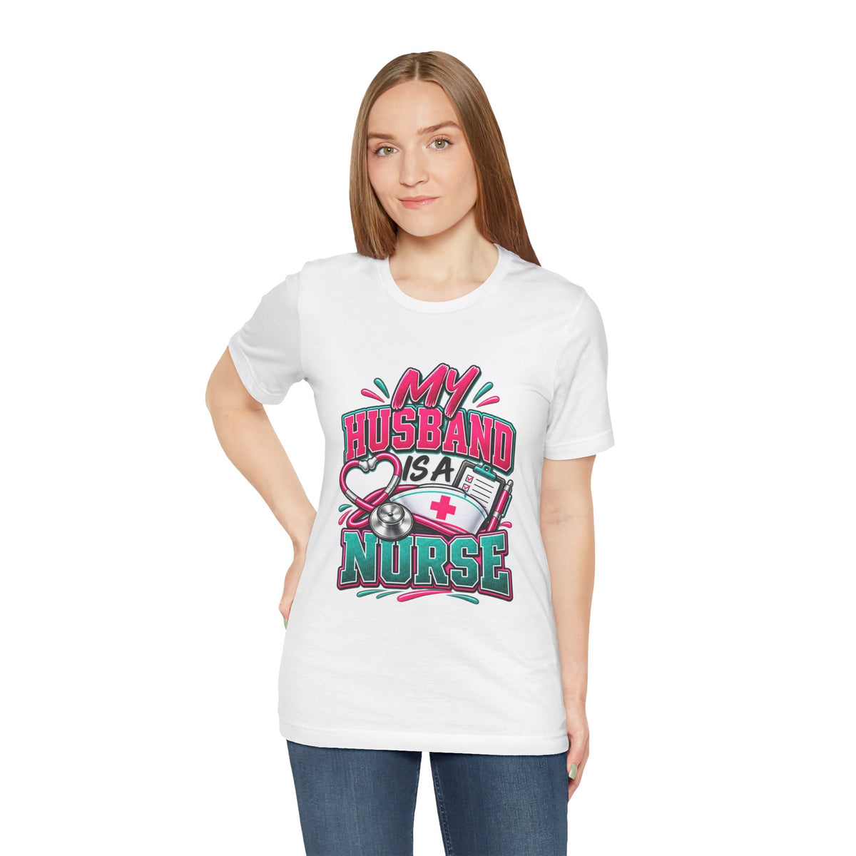 My Husband Is A Nurse Tee — Free Medical Advice Graphic T-Shirt