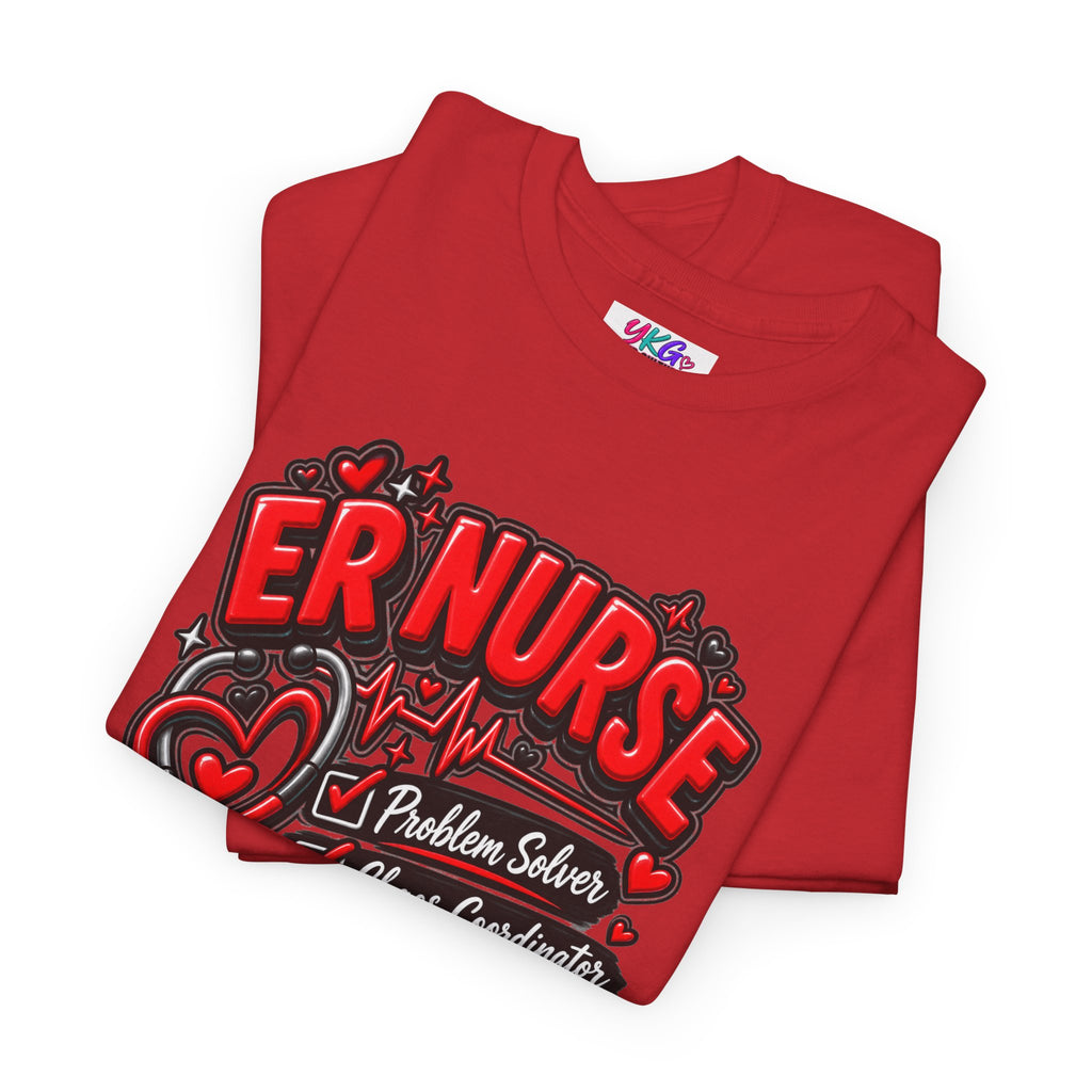 ER Nurse T-Shirt — "All Day Every Day" Proud Emergency RN Graphic Tee