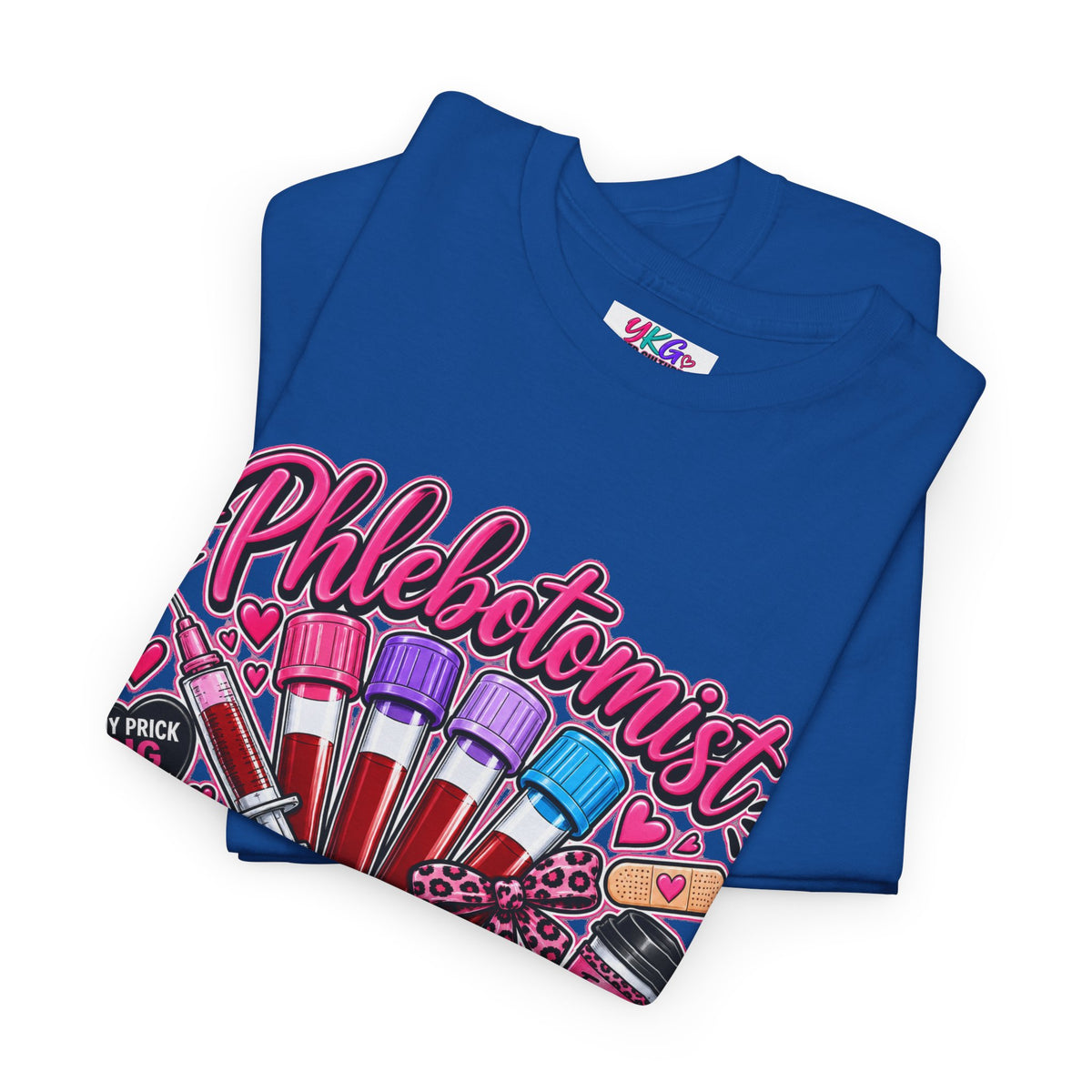 Phlebotomist Vampire T-Shirt – 'Professional Vampire but Make It Medical' Cute Medical Worker Tee