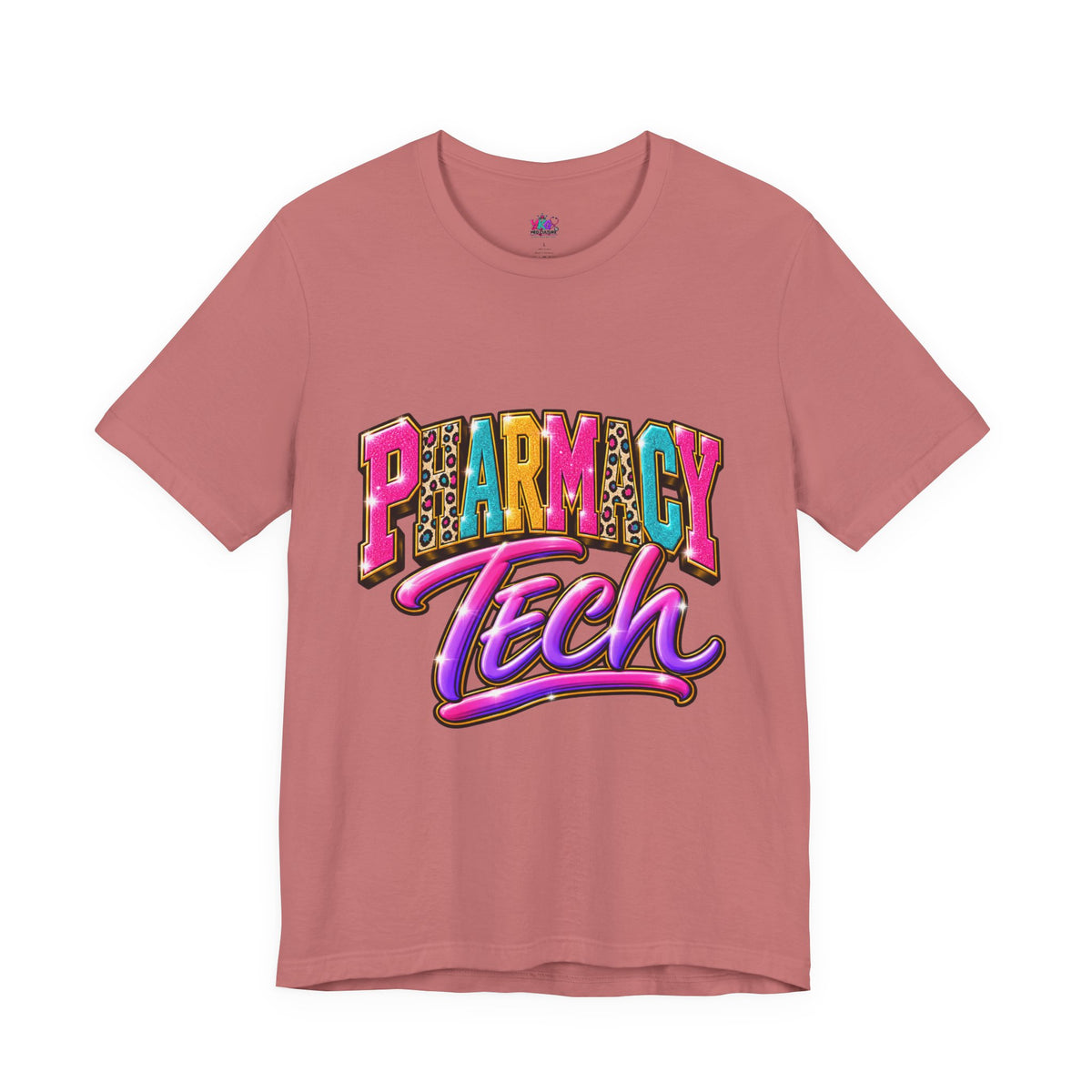 Pharmacy Tech Colorful Graphic Tee