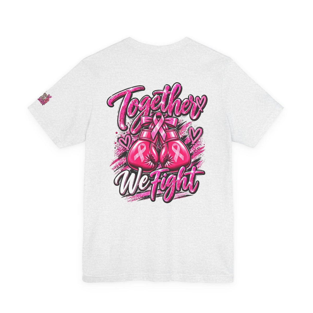 Breast Cancer Awareness Healthcare Heroes Tee — "Together We Fight" Pink Ribbon Shirt