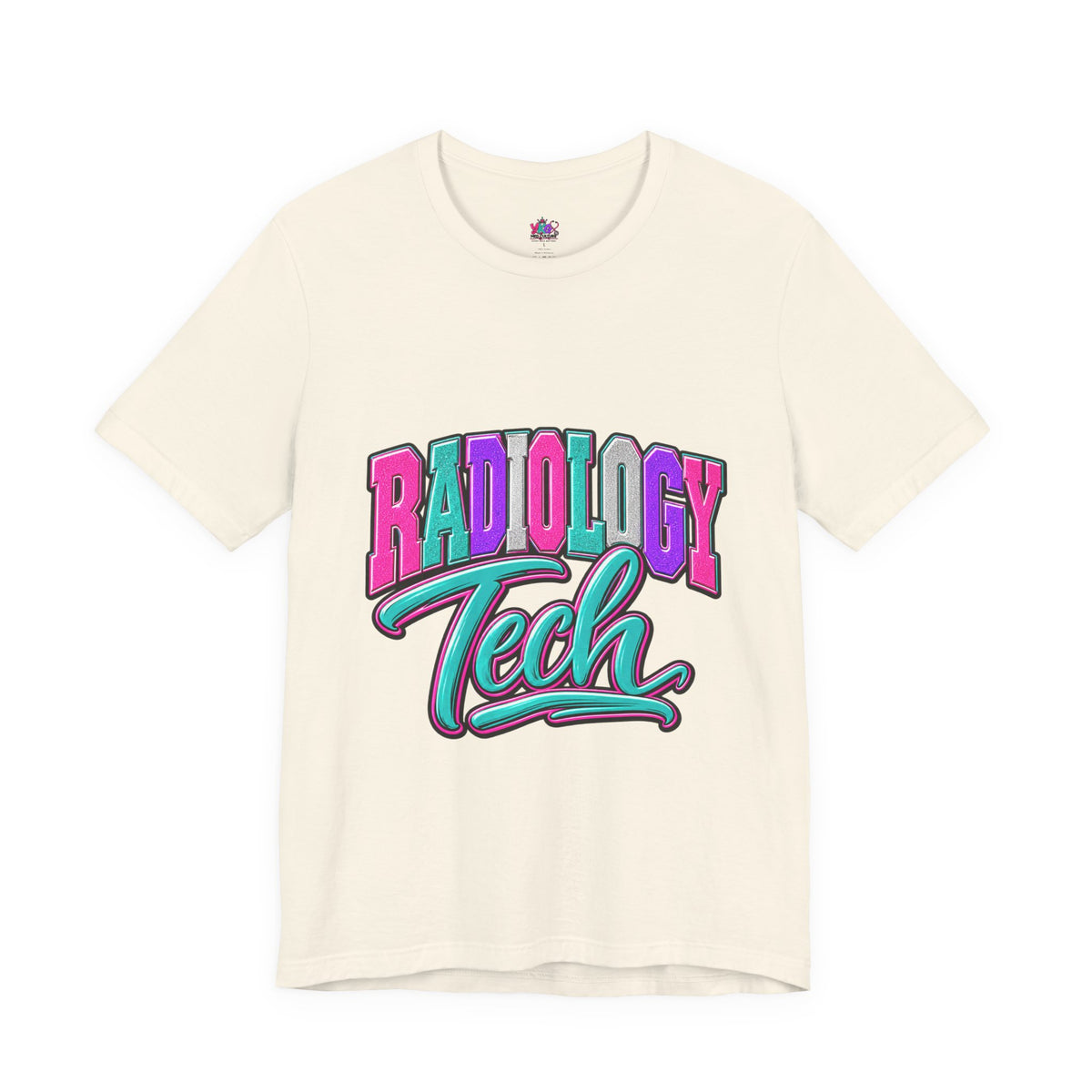 Radiology Tech T‑Shirt — Retro Neon Radiologic Technologist Tee