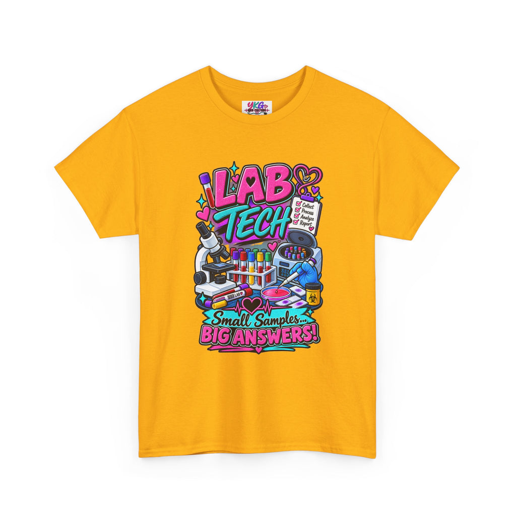 Lab Tech T-Shirt — “Lab Tech: Small Samples, Big Answers” Graphic Tee