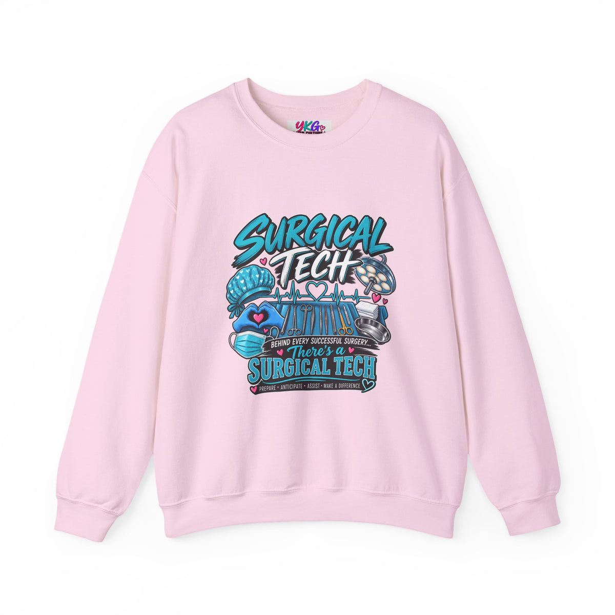 Surgical Tech Crewneck Sweatshirt – Proud Surgical Technician Graphic Sweater