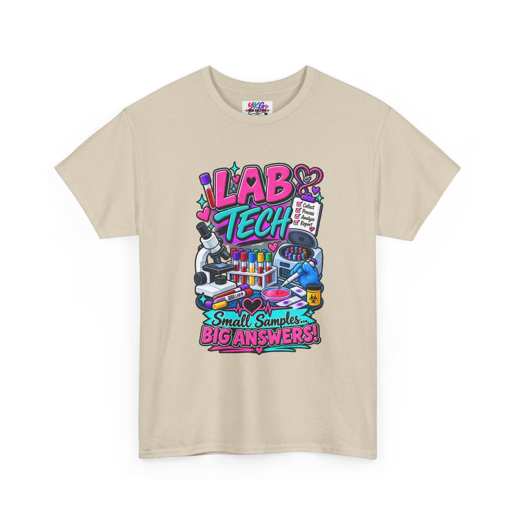 Lab Tech T-Shirt — “Lab Tech: Small Samples, Big Answers” Graphic Tee