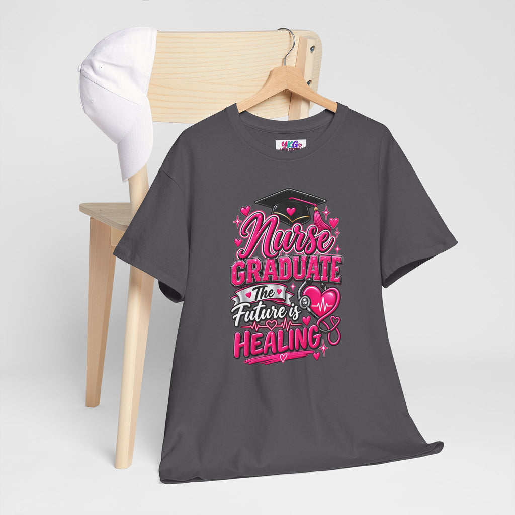 Nurse Graduate Tee – “The Future’s Healing” Graduation Nurse Shirt