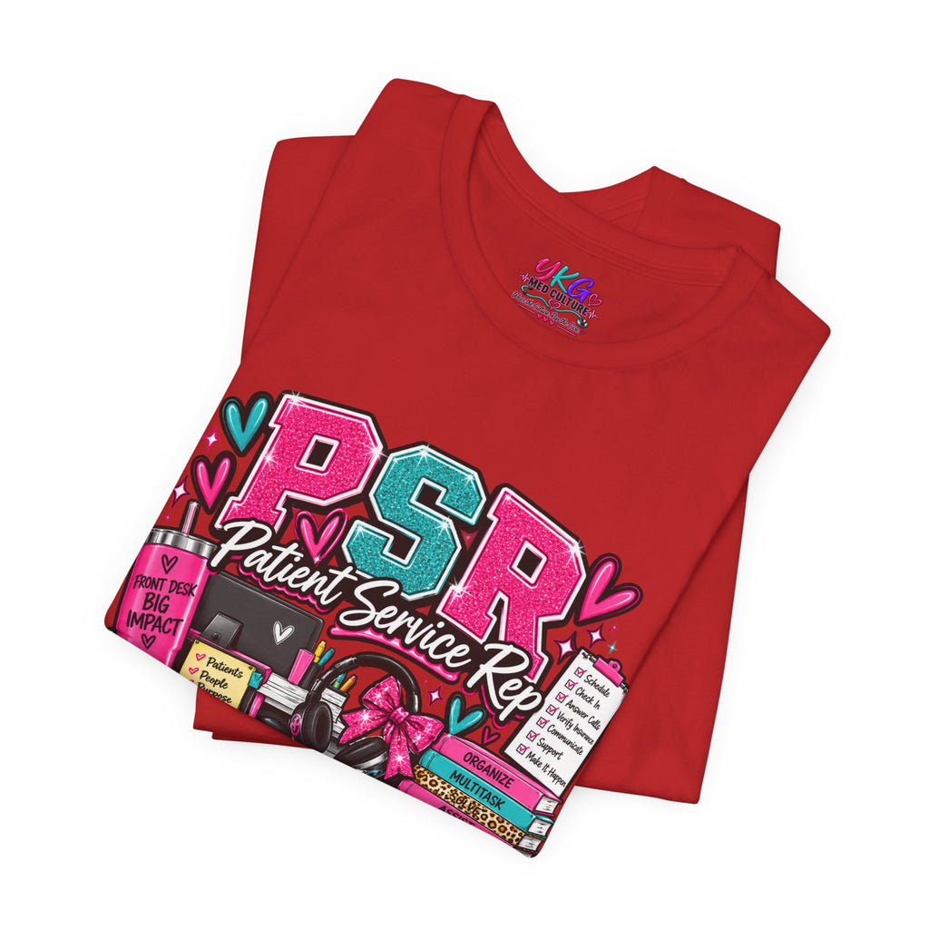 Patient Service Rep T‑Shirt — "More Than a Front Desk" Medical Receptionist Tee