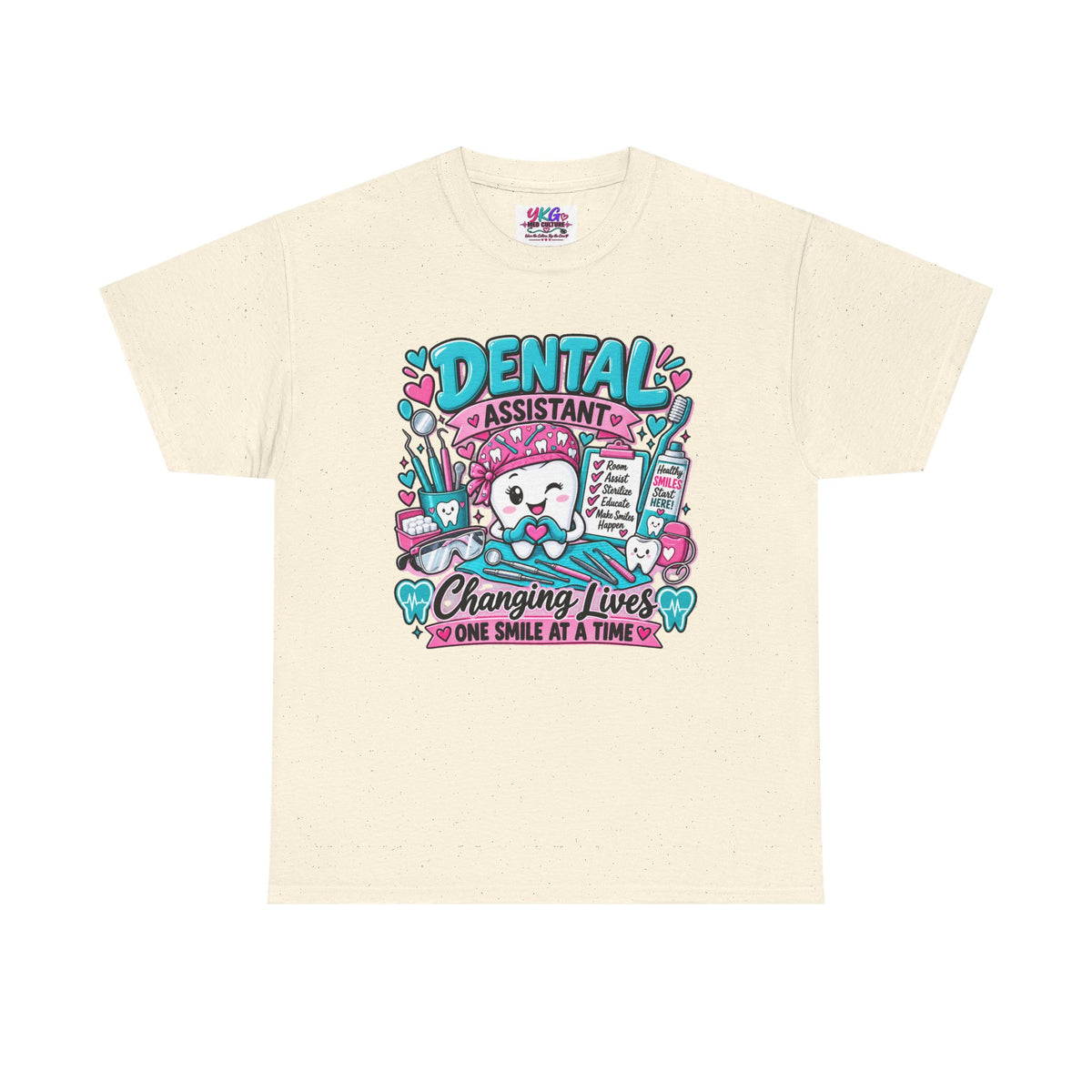Dental Assistant T-Shirt — "Changing Lives One Smile at a Time"