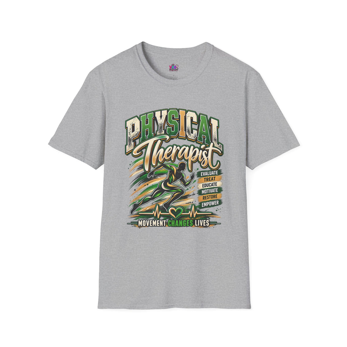 Physical Therapist T-Shirt — Proud PT Graphic Tee (Educate, Treat, Empower)