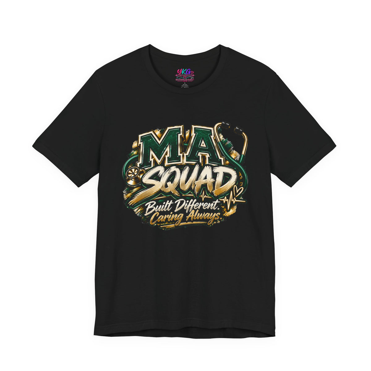 MA Squad 'Built Different' T‑Shirt — Thank You For Showing Up Graphic Tee