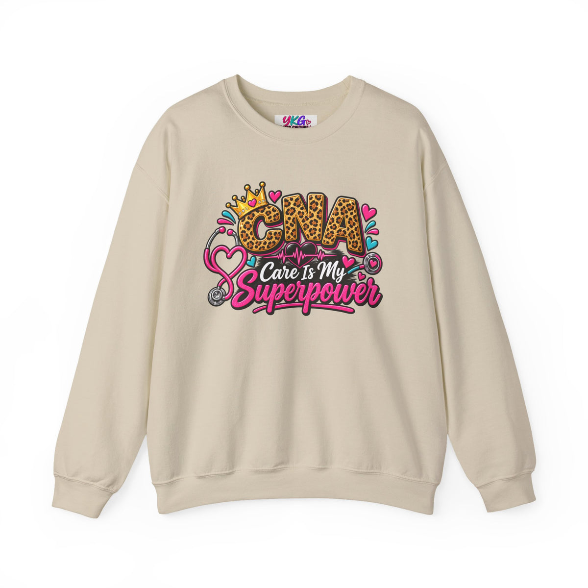 CNA Care Is My Superpower Crewneck Sweatshirt