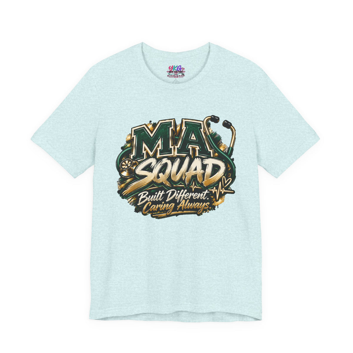 MA Squad 'Built Different' T‑Shirt — Thank You For Showing Up Graphic Tee
