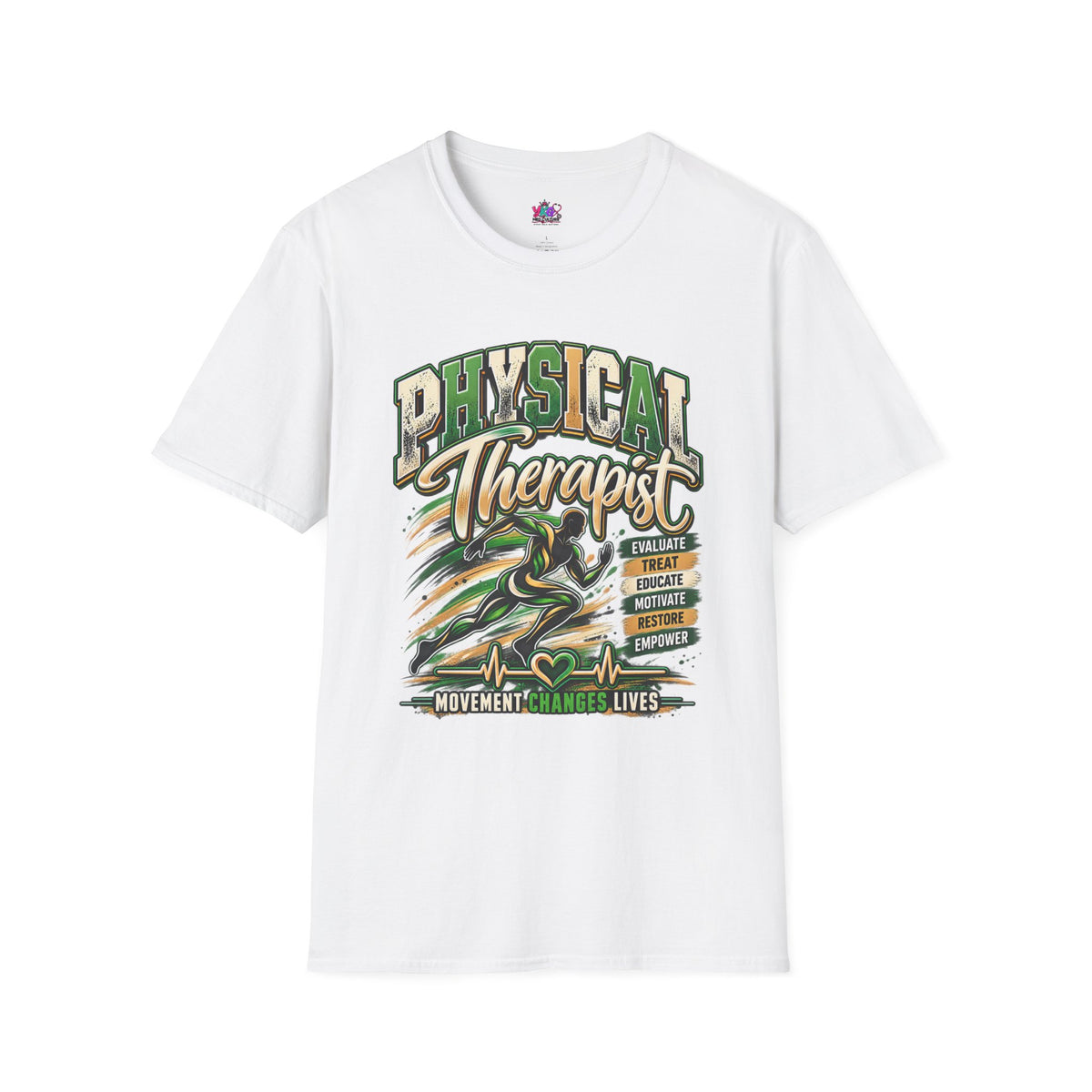 Physical Therapist T-Shirt — Proud PT Graphic Tee (Educate, Treat, Empower)