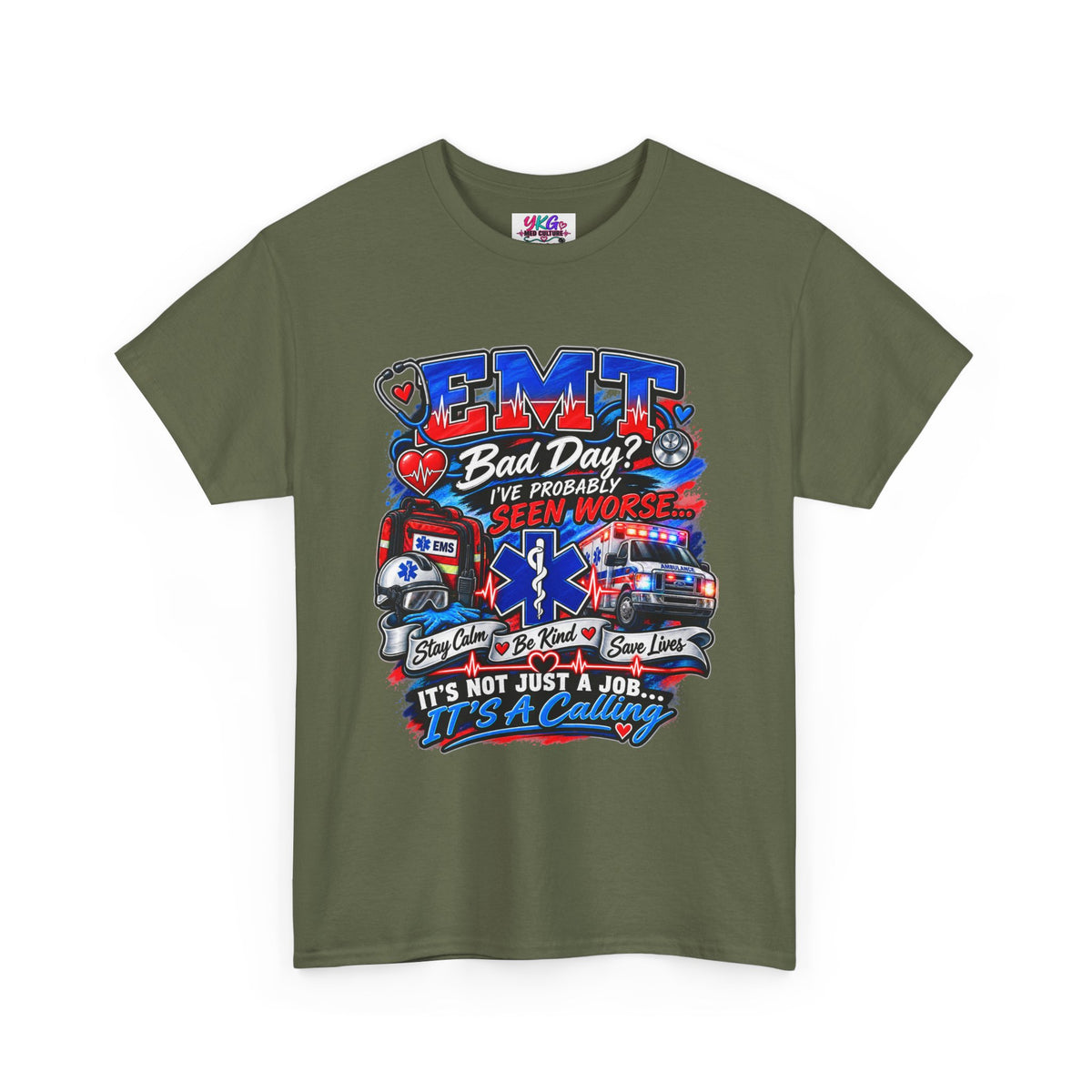 EMT Rescue Tee - "Bad Day? I've Probably Seen Worse" Paramedic Shirt