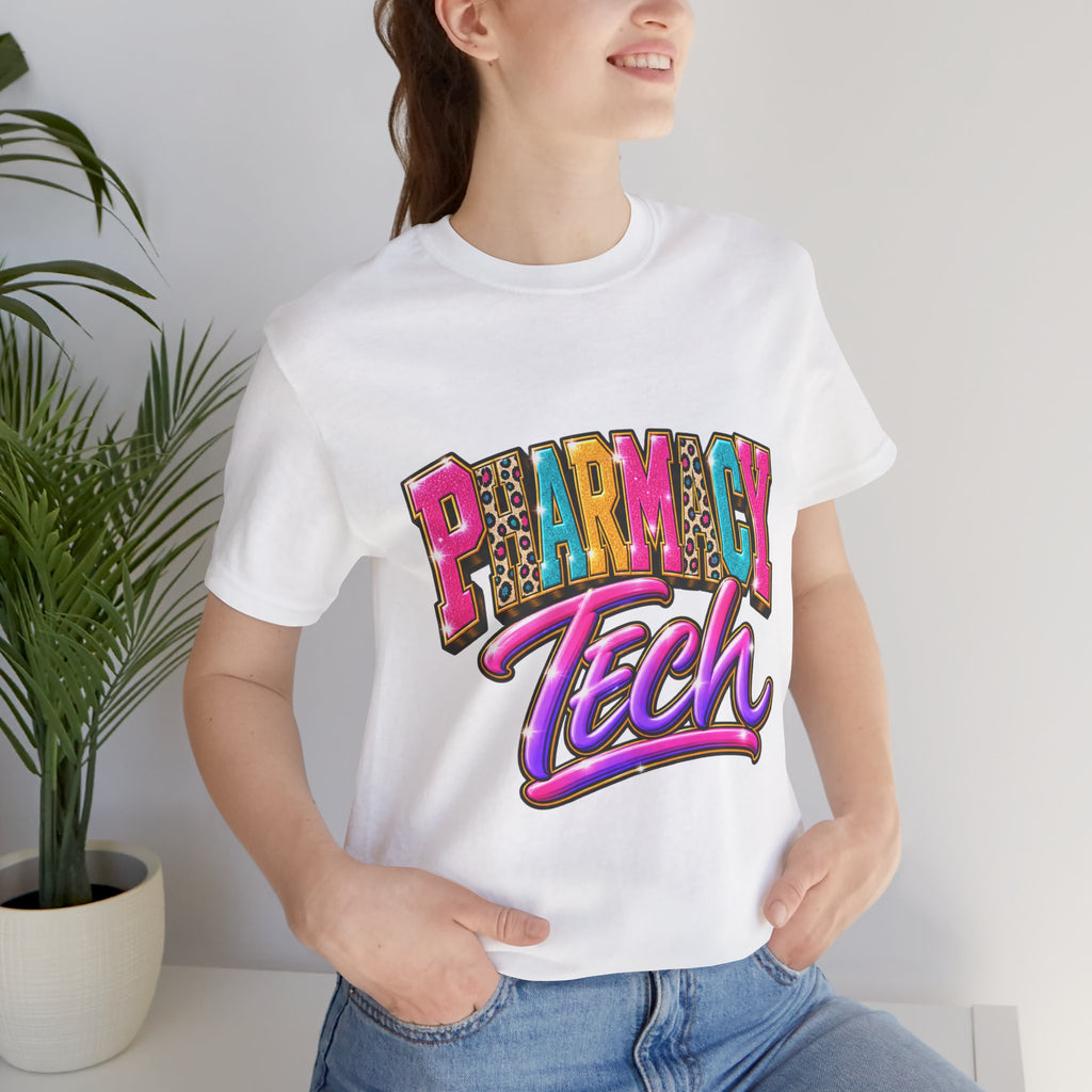 Pharmacy Tech Colorful Graphic Tee