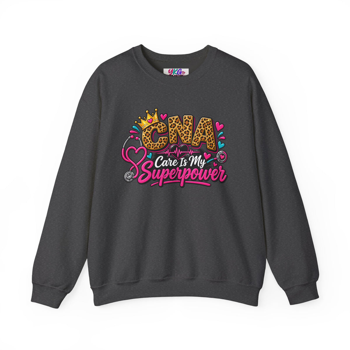 CNA Care Is My Superpower Crewneck Sweatshirt