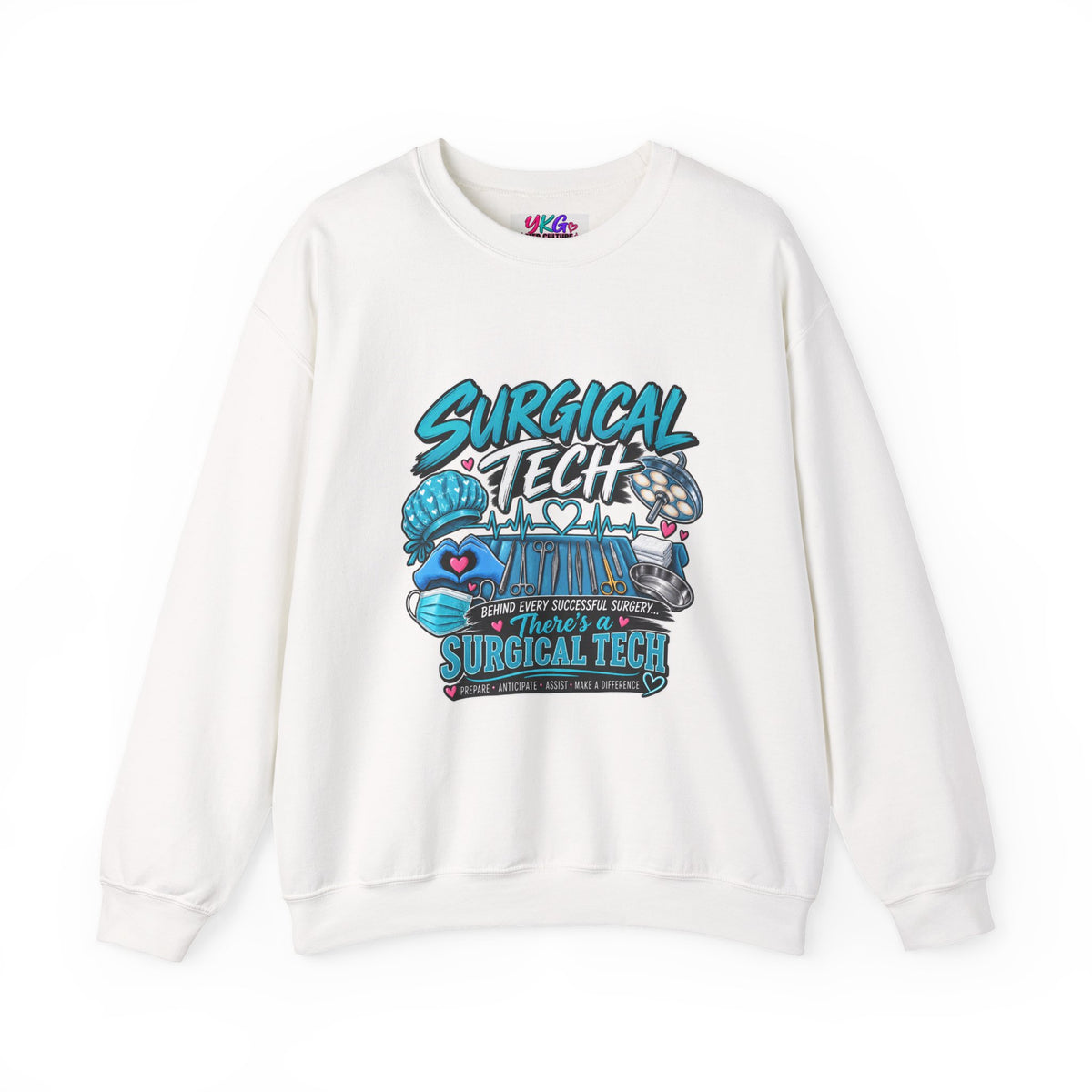 Surgical Tech Crewneck Sweatshirt – Proud Surgical Technician Graphic Sweater