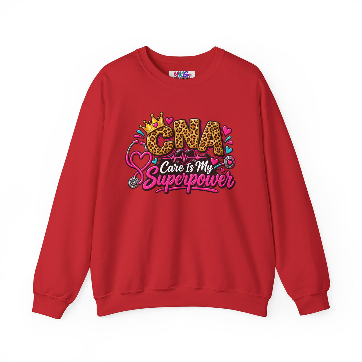 CNA Care Is My Superpower Crewneck Sweatshirt