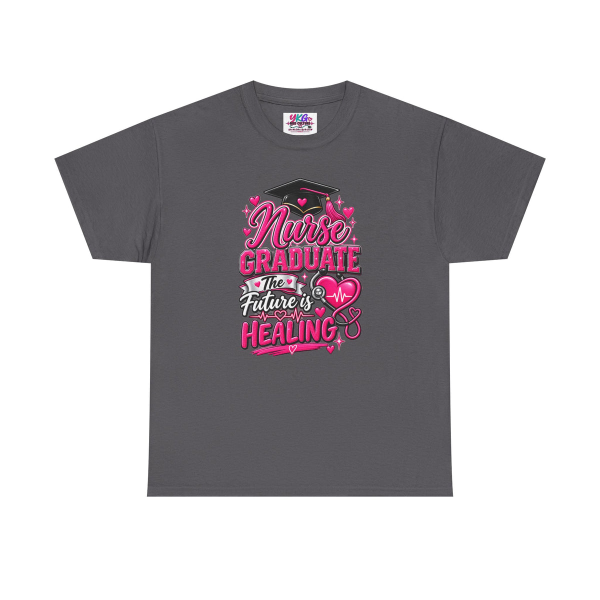 Nurse Graduate Tee – “The Future’s Healing” Graduation Nurse Shirt