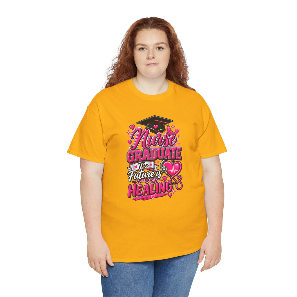 Nurse Graduate Tee – “The Future’s Healing” Graduation Nurse Shirt