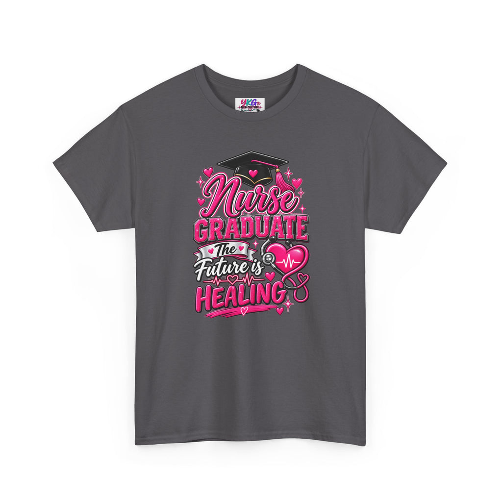 Nurse Graduate Tee – “The Future’s Healing” Graduation Nurse Shirt