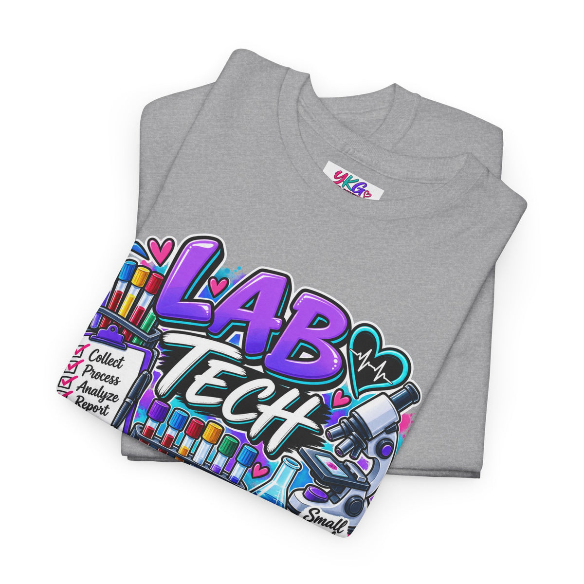 Lab Tech Graphic Tee — Funny Laboratory Technician Shirt