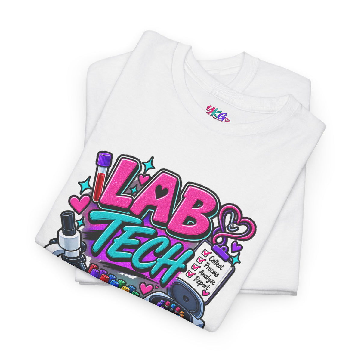 Lab Tech T-Shirt — “Lab Tech: Small Samples, Big Answers” Graphic Tee