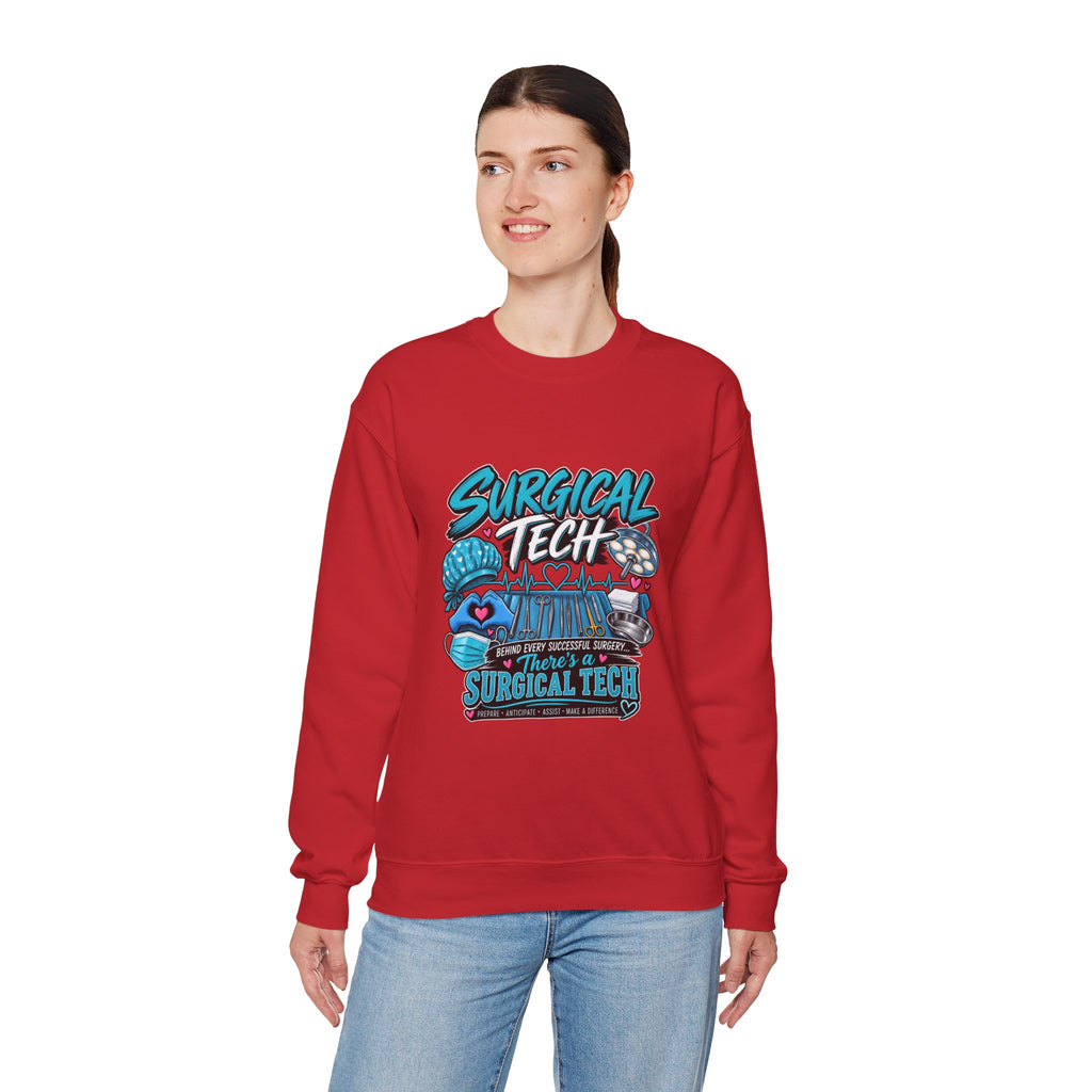 Surgical Tech Crewneck Sweatshirt – Proud Surgical Technician Graphic Sweater