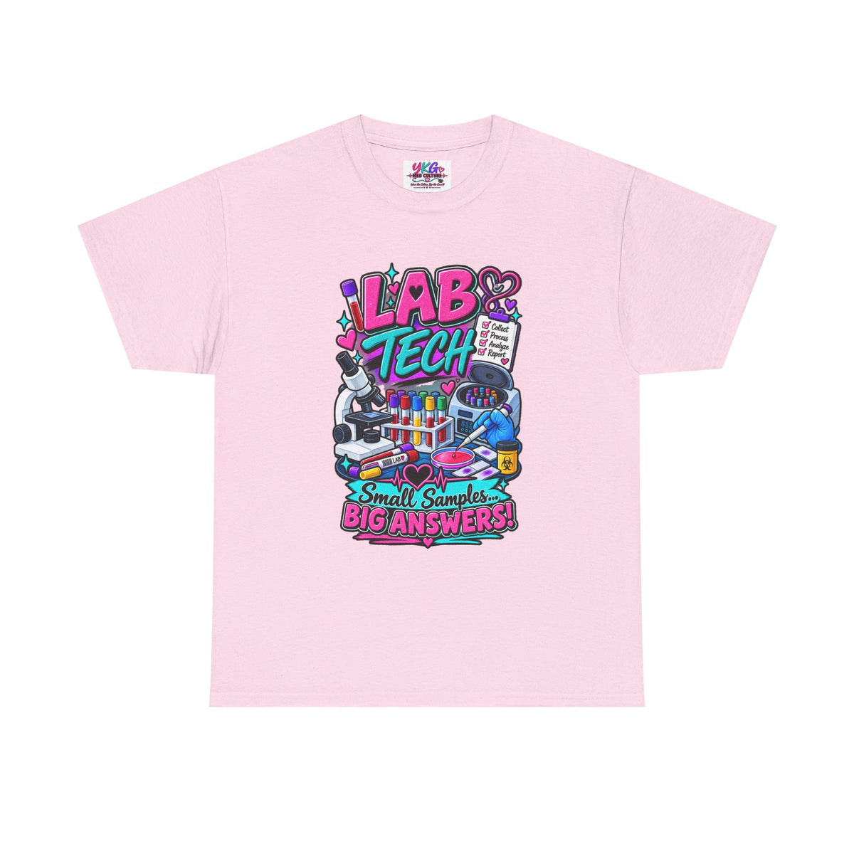 Lab Tech T-Shirt — “Lab Tech: Small Samples, Big Answers” Graphic Tee