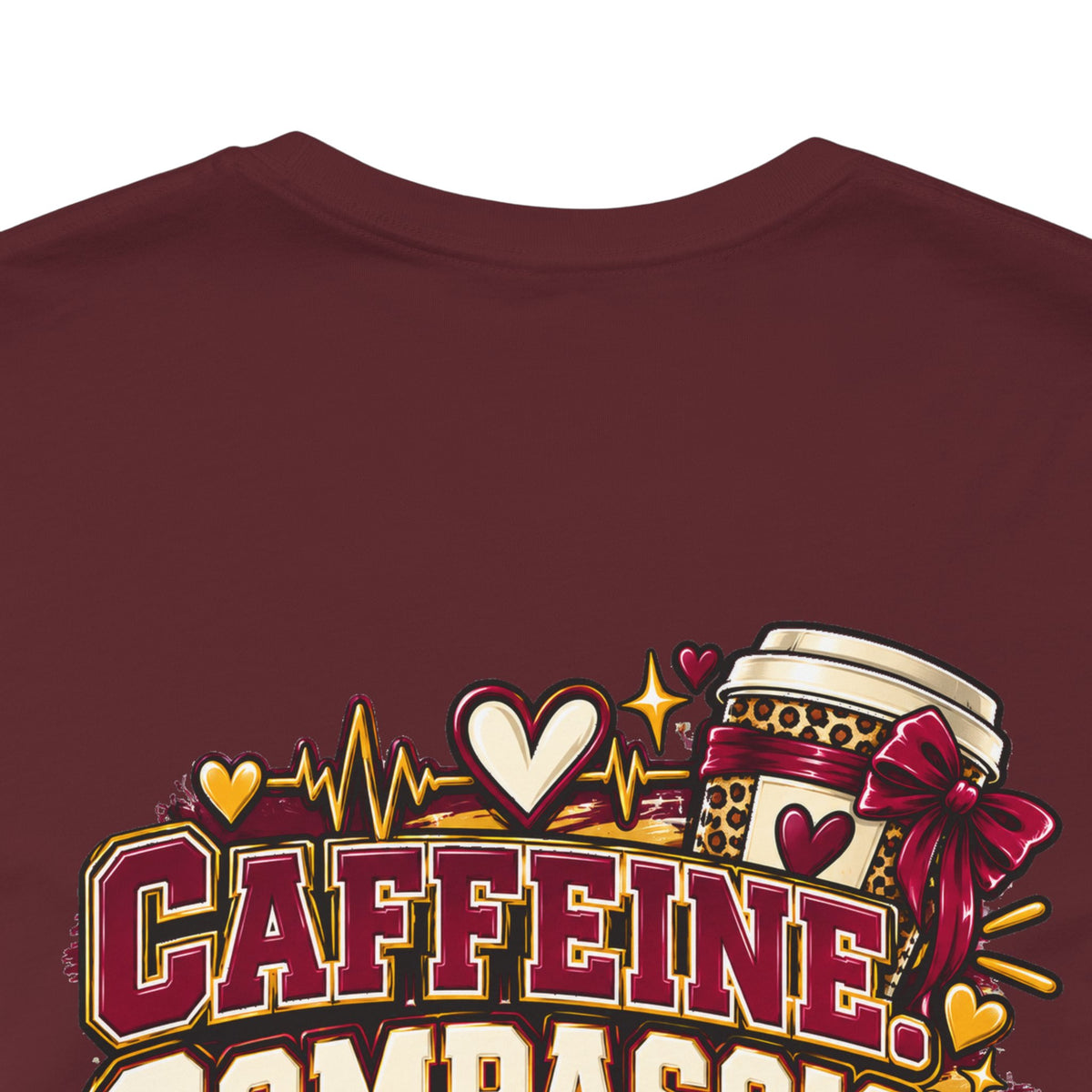 Healthcare Worker T-Shirt — “Running on Caffeine & Clinical Skills” Medical Profession Tee