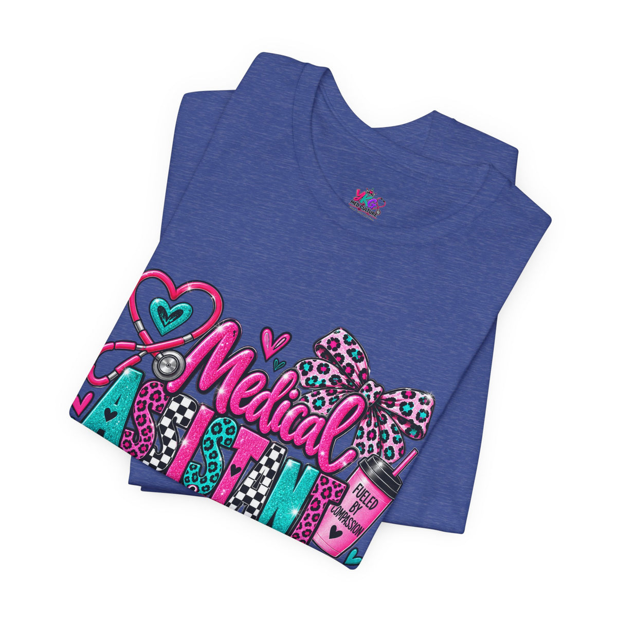 Medical Assistant Appreciation Week T‑Shirt – Cute Pink & Teal Appreciation Tee