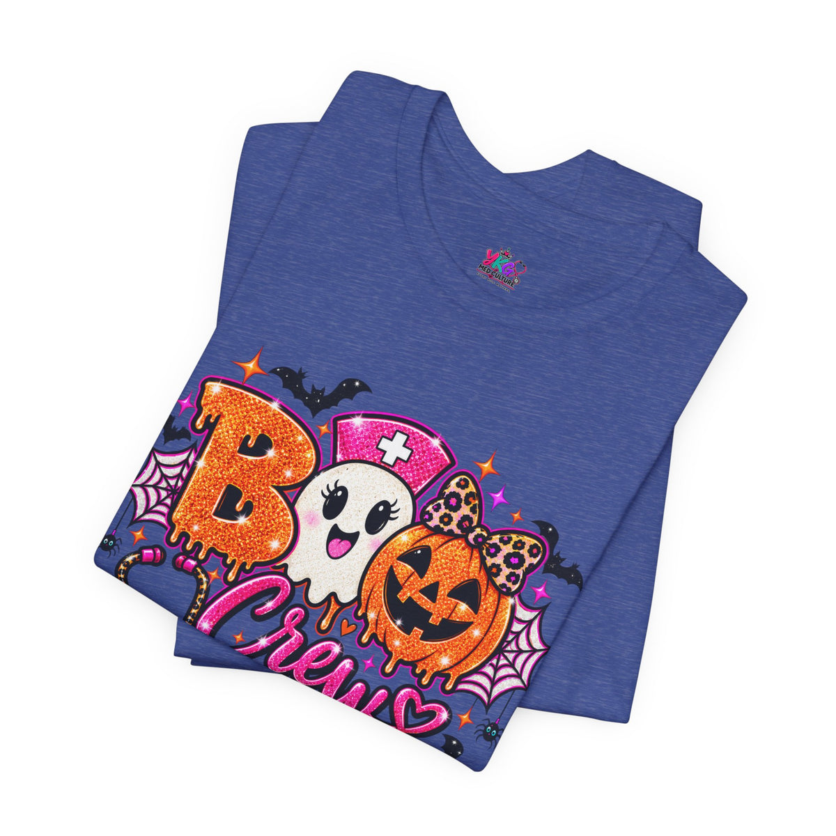 Halloween Boo Crew T-Shirt — Cute Nurse Ghosts, Jack-O'-Lanterns & Candy Graphic Tee