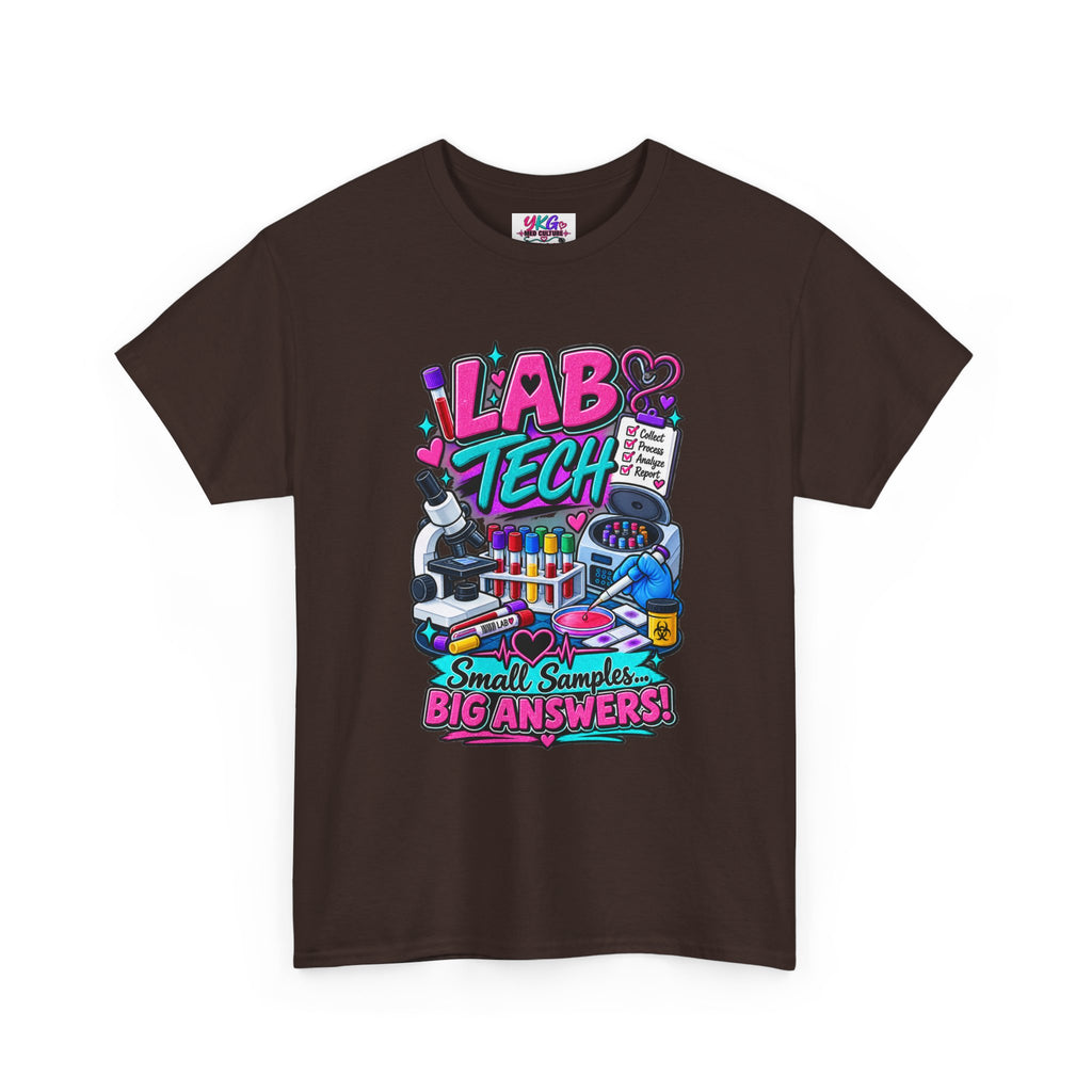 Lab Tech T-Shirt — “Lab Tech: Small Samples, Big Answers” Graphic Tee