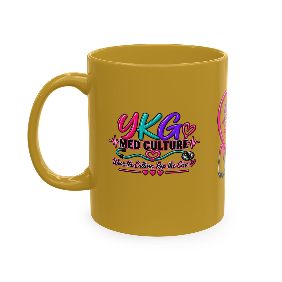 Grateful Thankful Blessed Nurse Mug — Floral Stethoscope Ceramic Coffee Cup