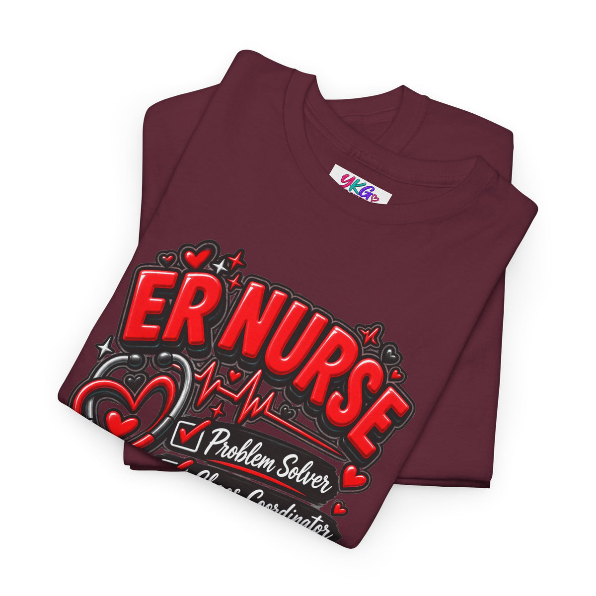 ER Nurse T-Shirt — "All Day Every Day" Proud Emergency RN Graphic Tee