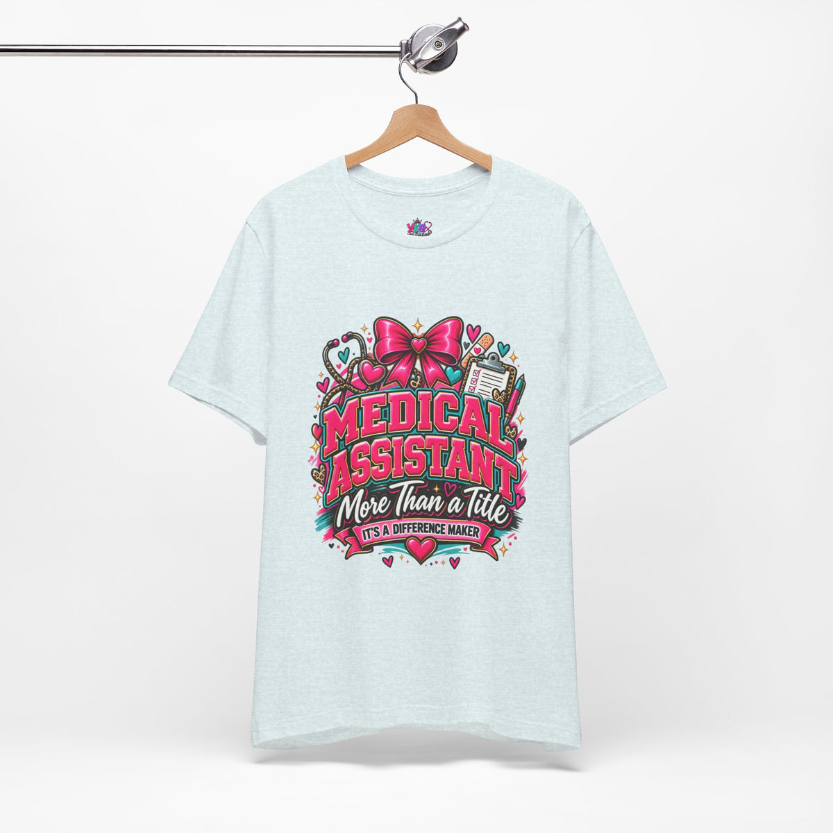 Medical Assistant T-Shirt — “More Than a Title, It’s a Difference Maker” Healthcare Graphic Tee