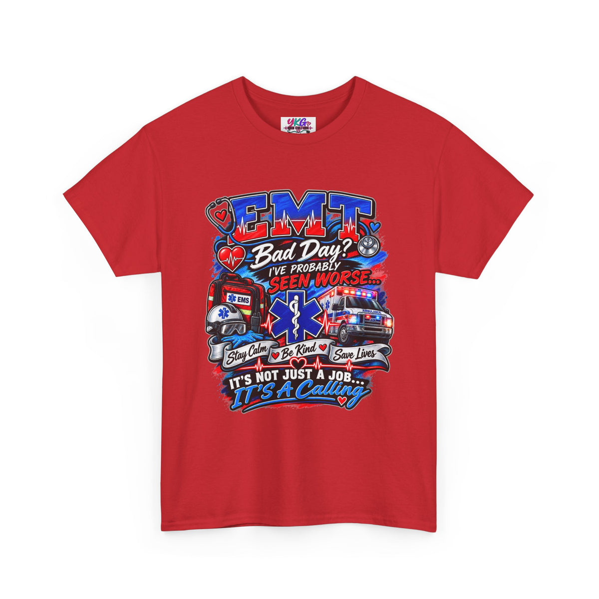 EMT Rescue Tee - "Bad Day? I've Probably Seen Worse" Paramedic Shirt