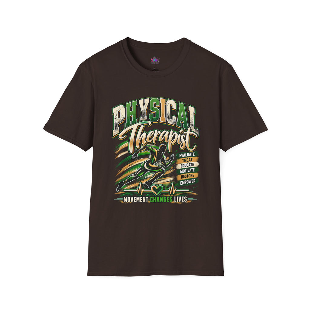 Physical Therapist T-Shirt — Proud PT Graphic Tee (Educate, Treat, Empower)