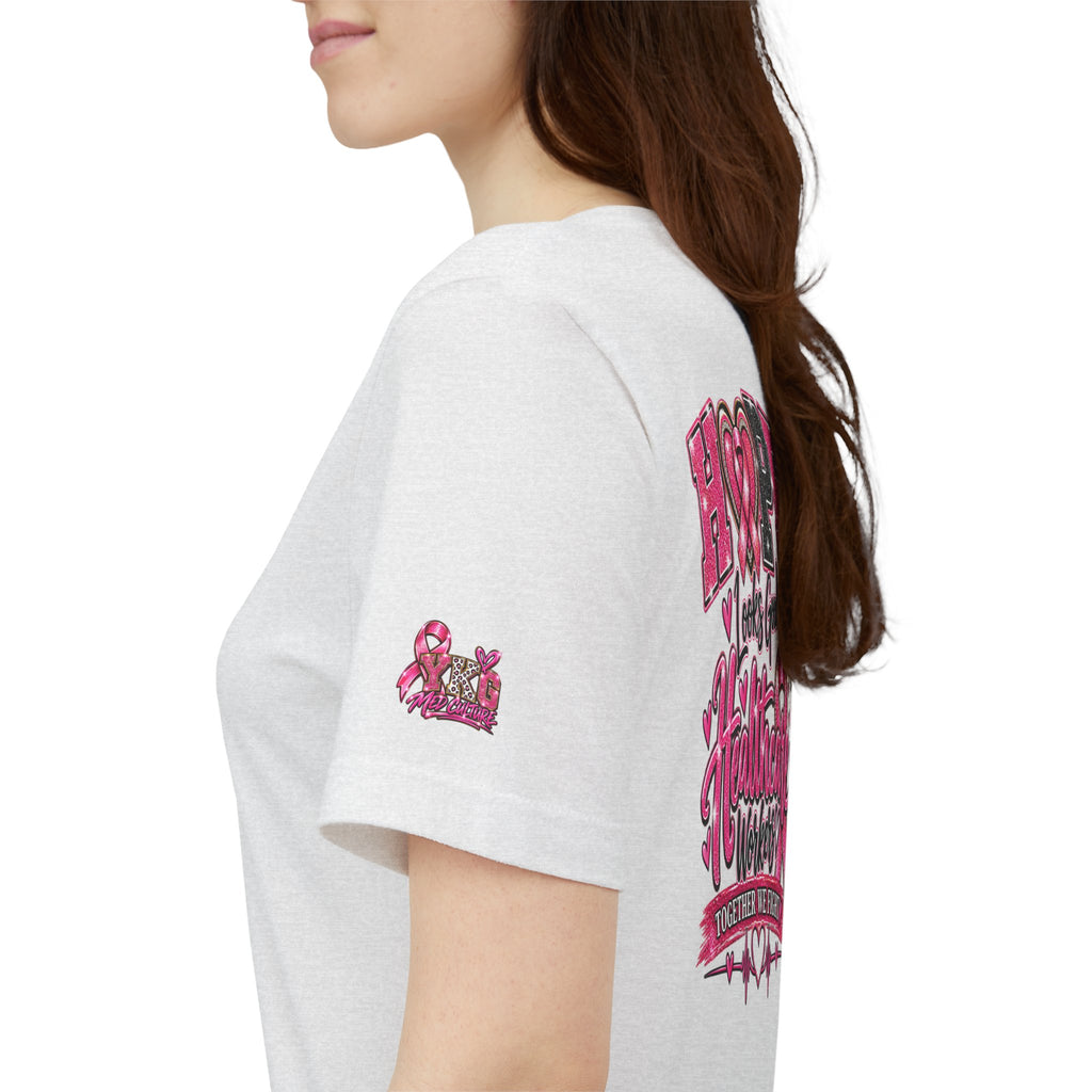 Hope Looks Good On Healthcare Workers T-Shirt — Breast Cancer Awareness Healthcare Tee