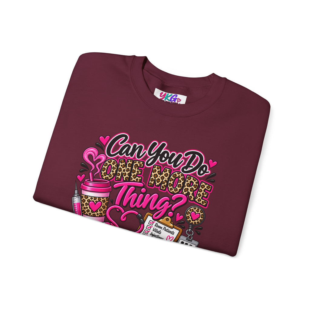 “Can You Do One More Thing? Is Basically My Job Description” Crewneck Sweatshirt