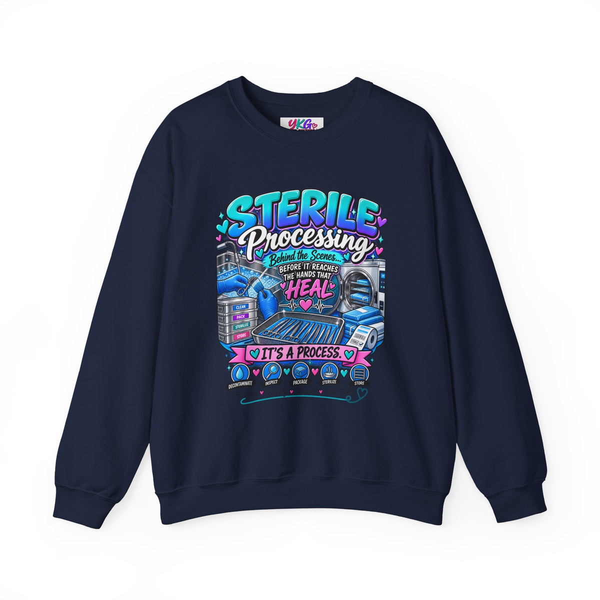 Sterile Processing Crewneck Sweatshirt — Behind the Scenes