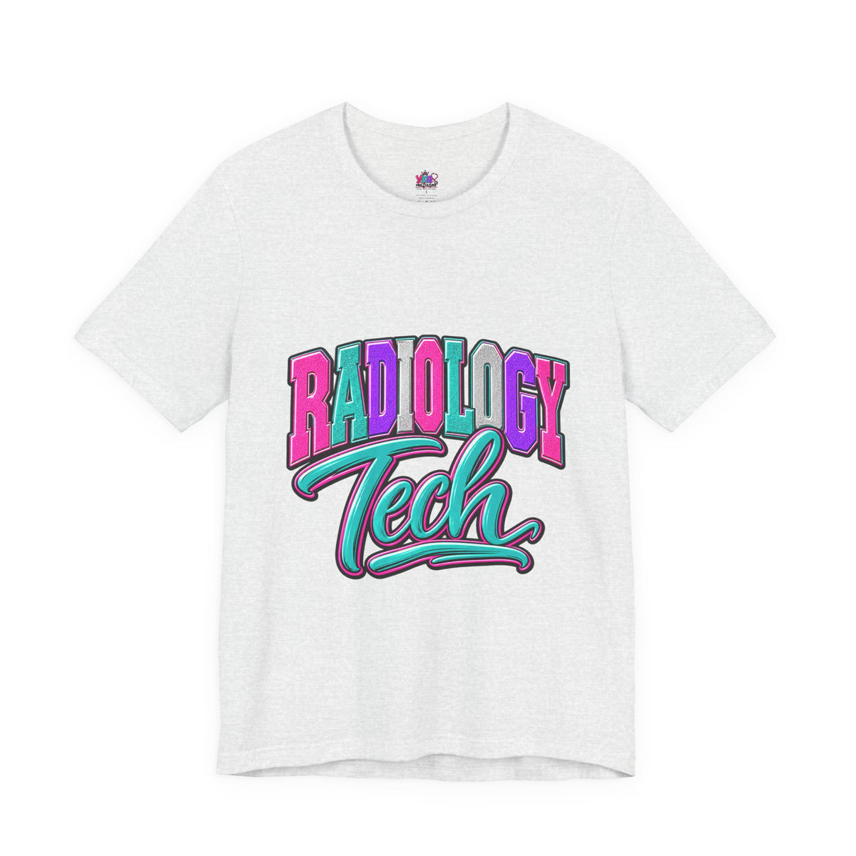 Radiology Tech T‑Shirt — Retro Neon Radiologic Technologist Tee
