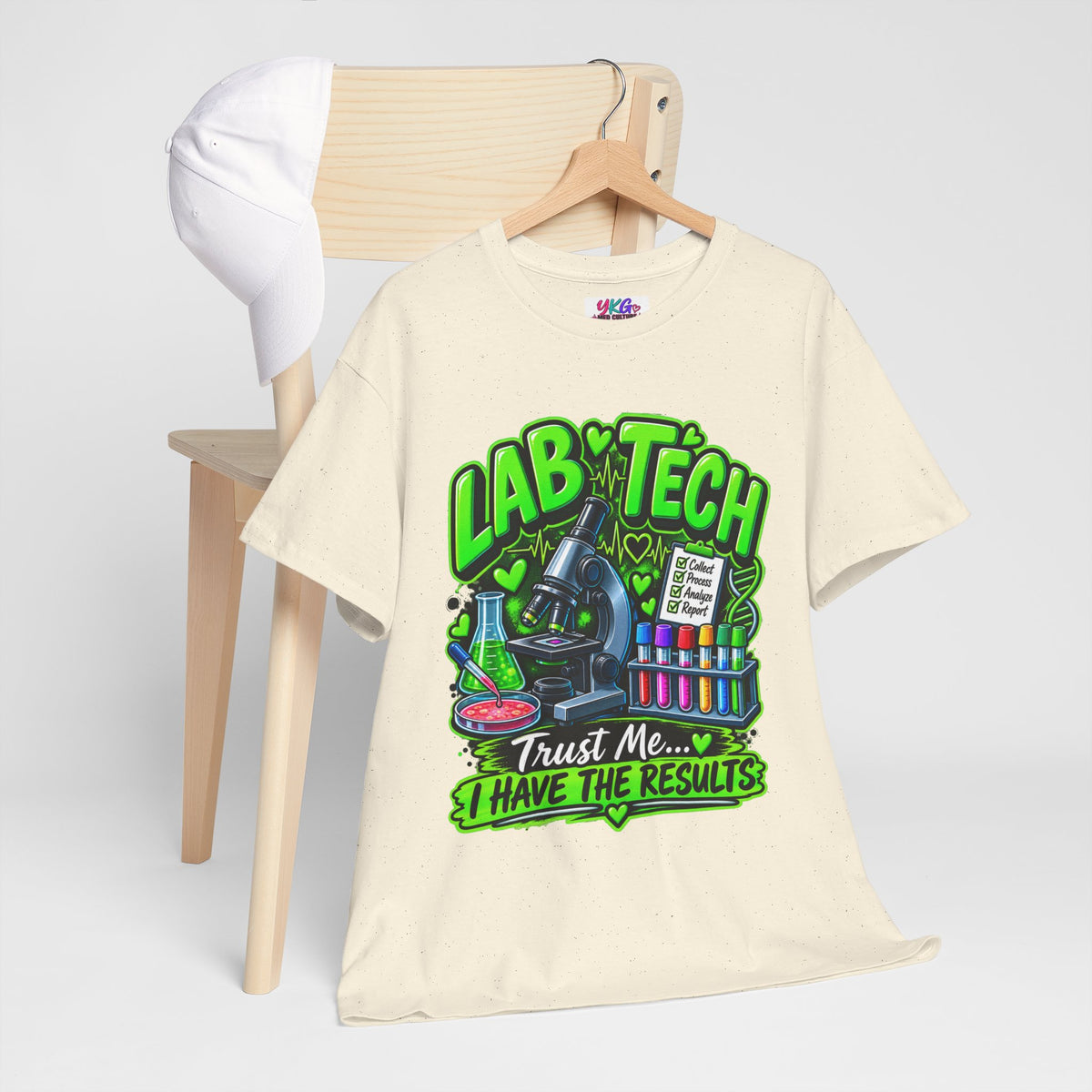 Lab Tech T-Shirt — "Trust Me... I Have The Results" Science Graphic Tee