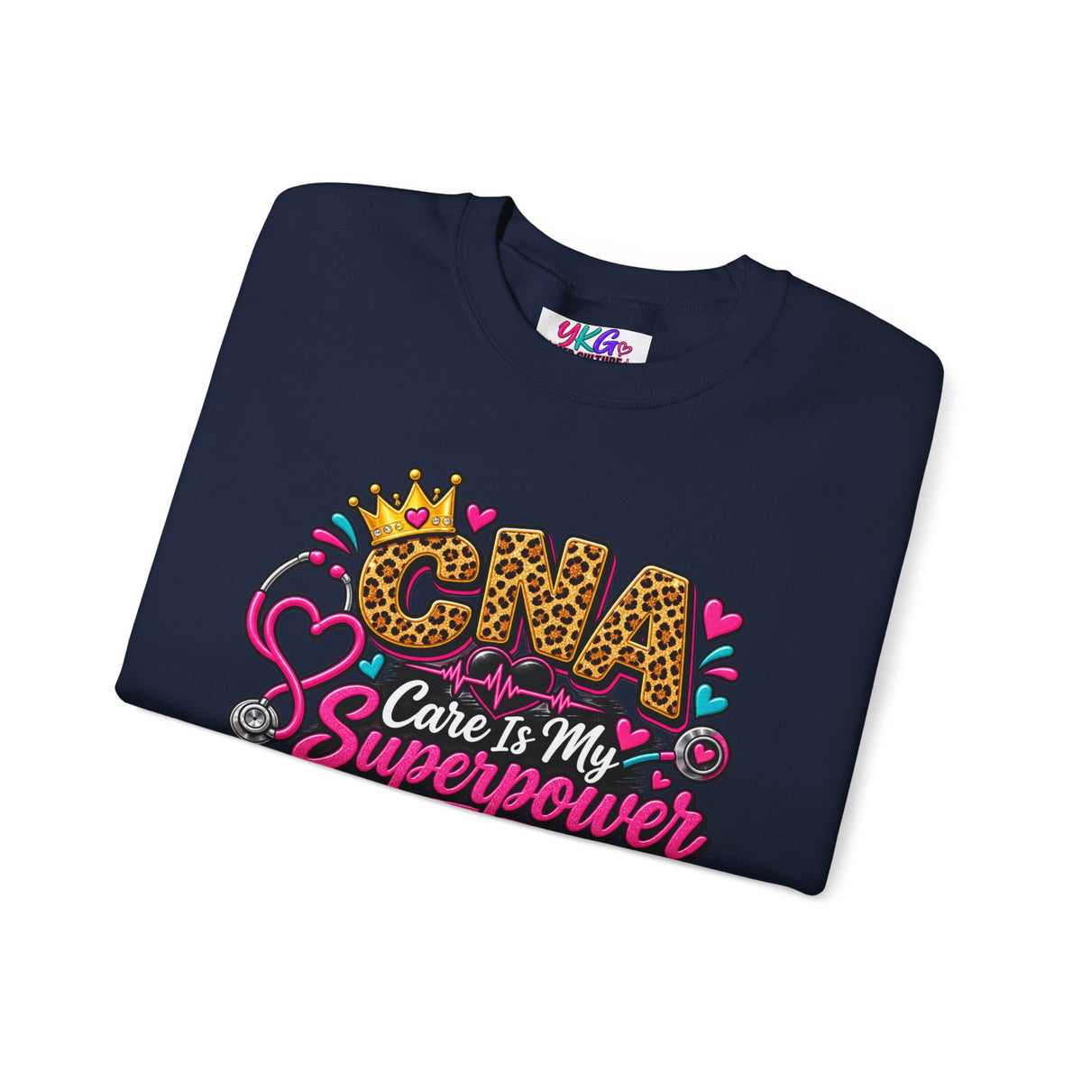 CNA Care Is My Superpower Crewneck Sweatshirt