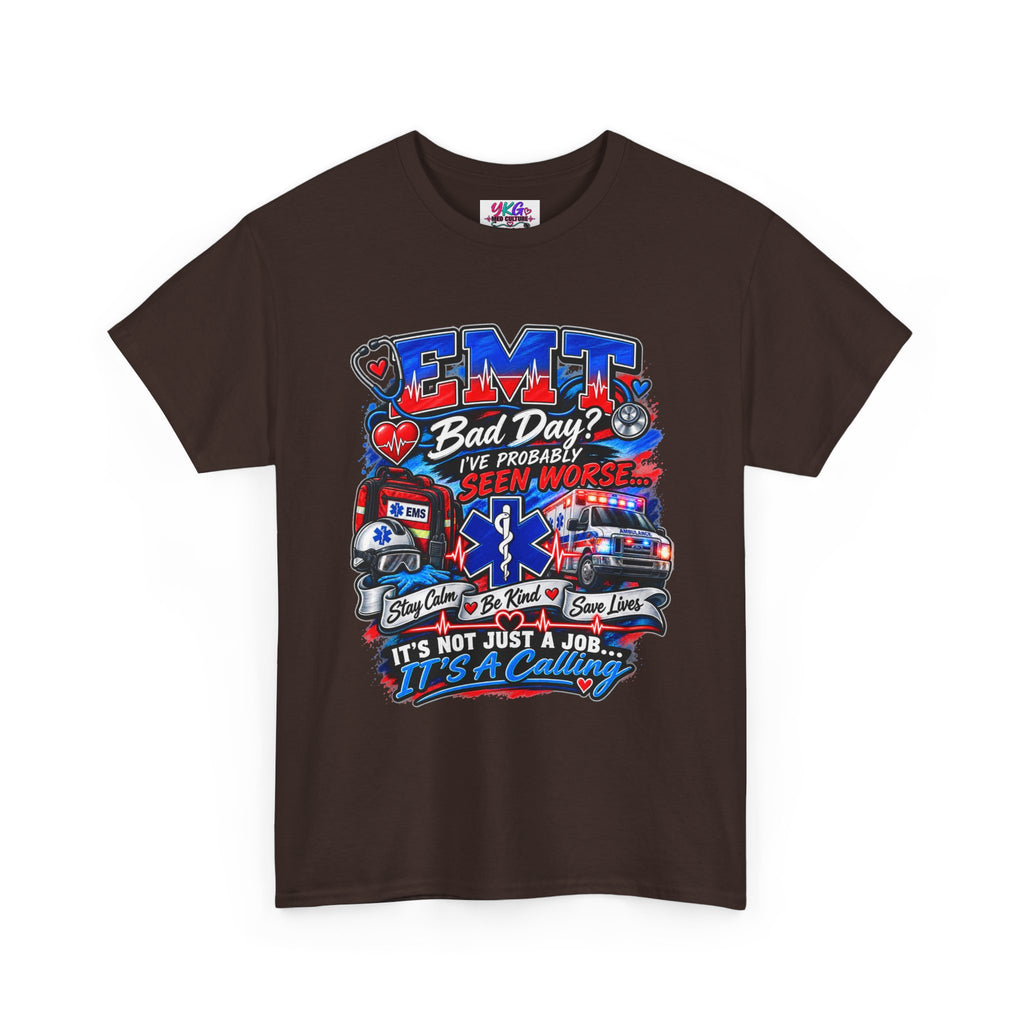 EMT Rescue Tee - "Bad Day? I've Probably Seen Worse" Paramedic Shirt