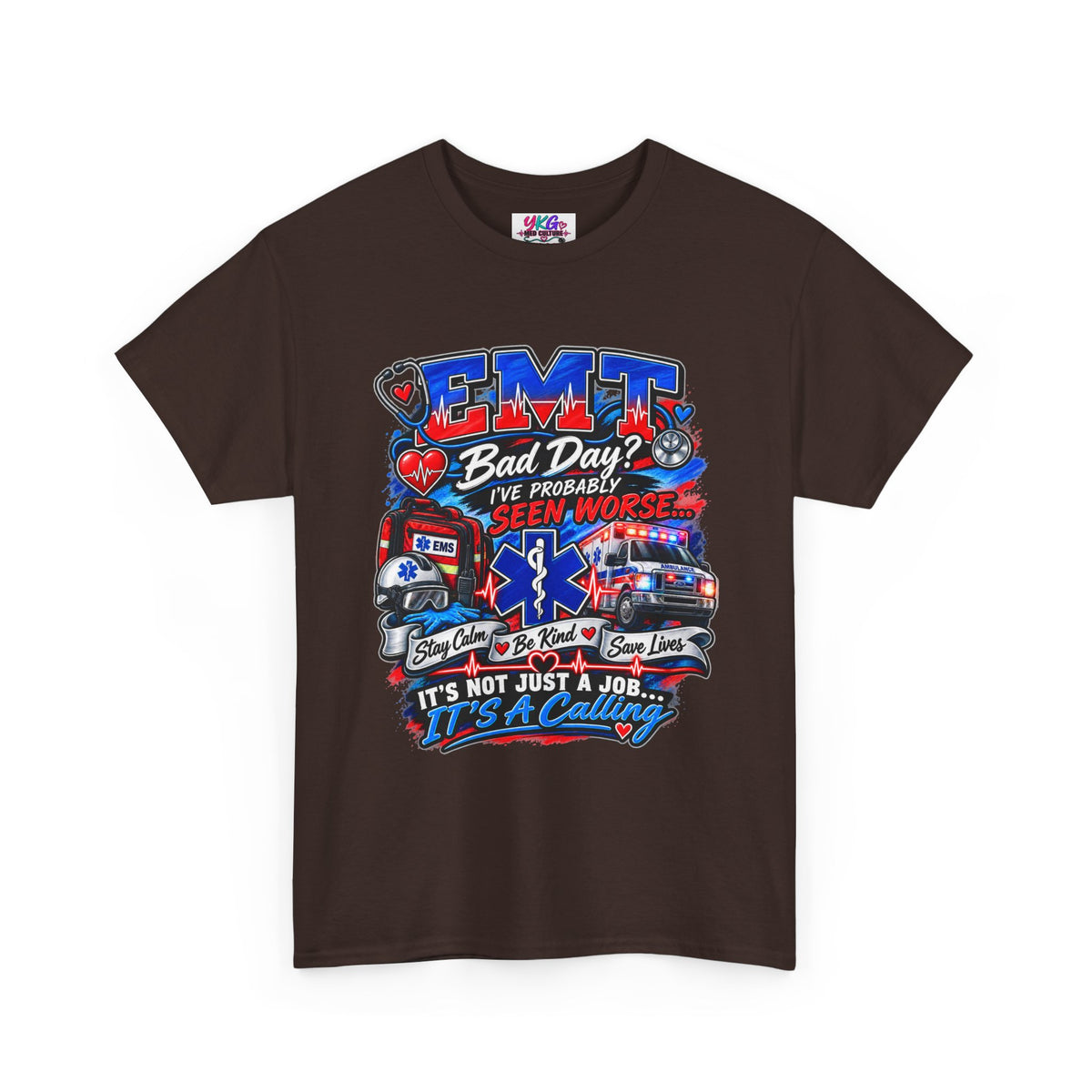 EMT Rescue Tee - "Bad Day? I've Probably Seen Worse" Paramedic Shirt