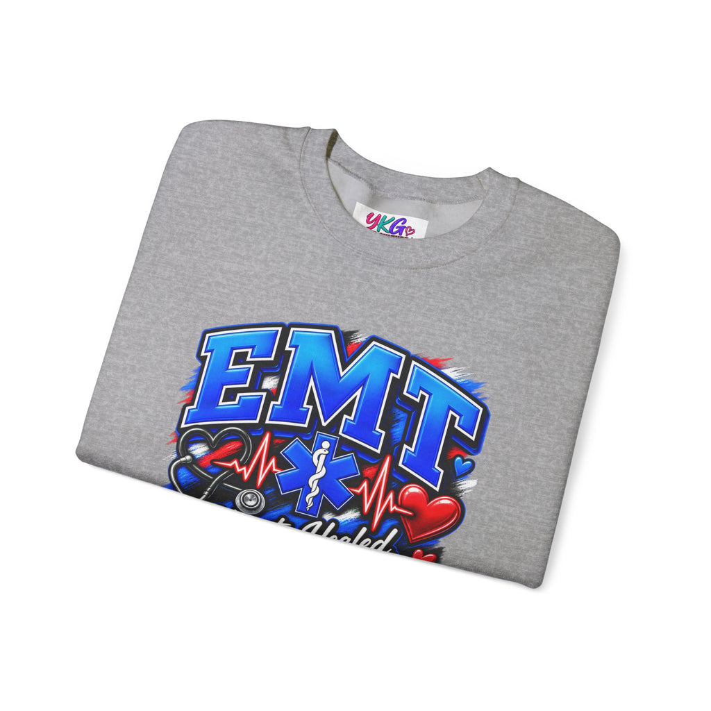 EMT Crewneck Sweatshirt — Hearts Healed, Lives Changed, Stories That Matter