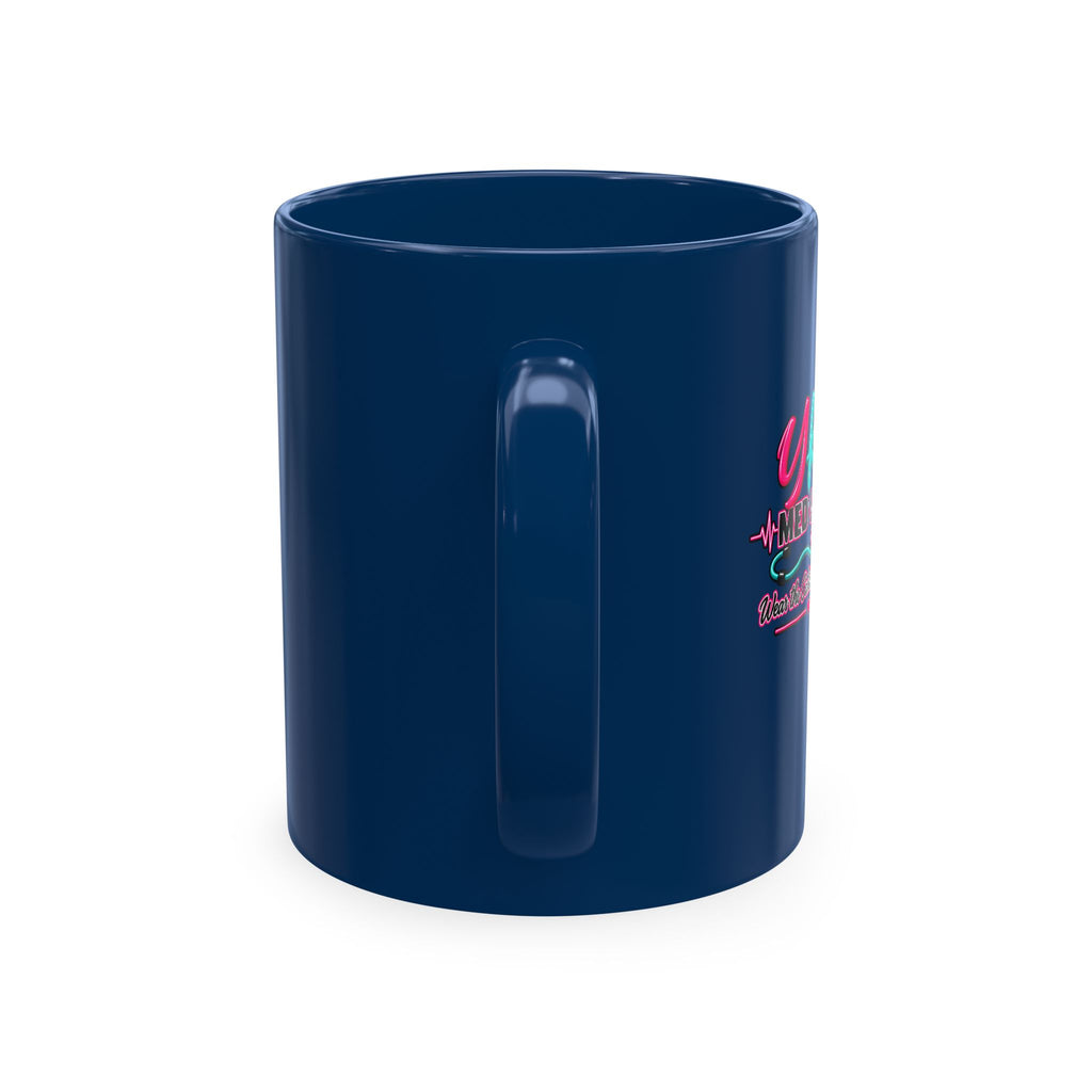 Grateful Thankful Blessed Nurse Mug — Floral Stethoscope Ceramic Coffee Cup